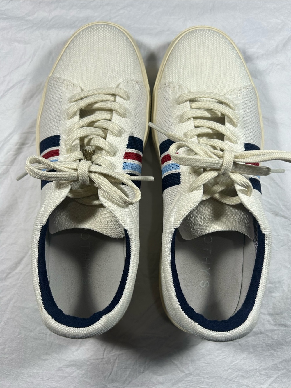 Rothy's The RS02 Sneaker "Spirit Stripe" - Men's 10 / Women's 11.5
